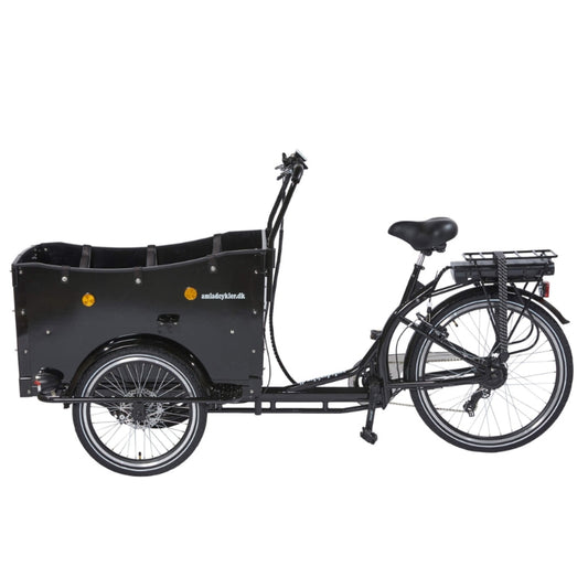 Amcargobikes Kindergarten Cargo Electric Bike Side Profile