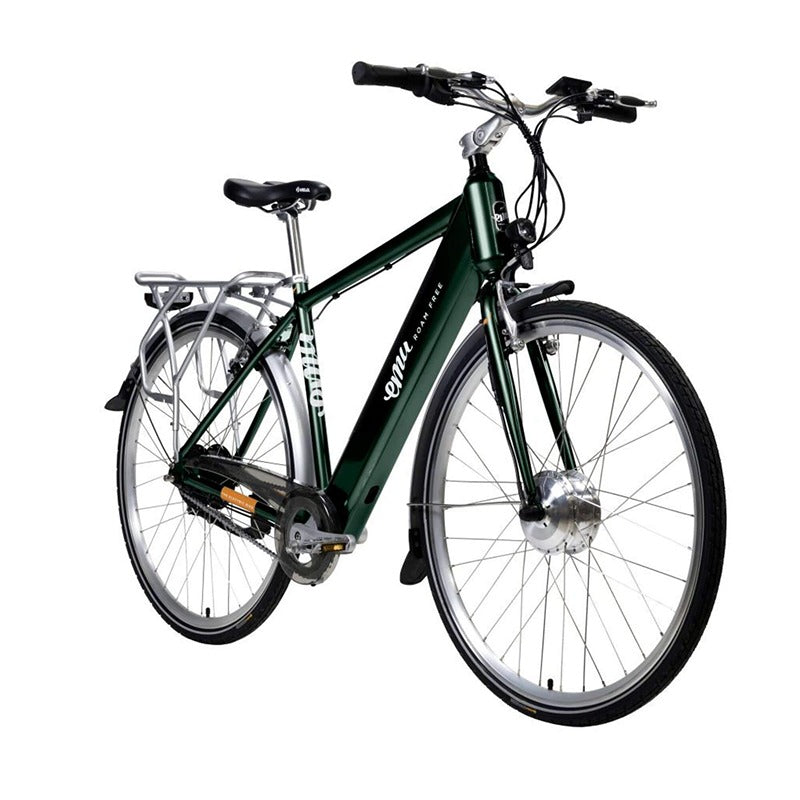 EMU Classic Crossbar Electric Bike Green