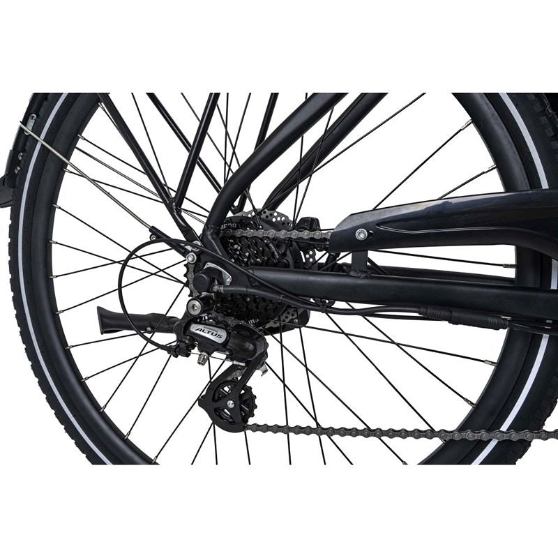 Dawes Spire 1.0 Crossbar Electric Hybrid Bike Rear Cassette