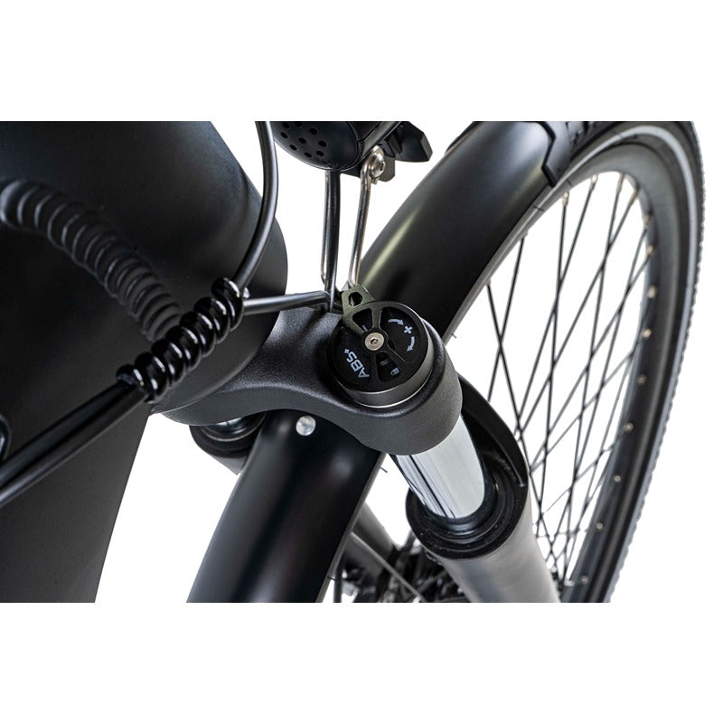 Dawes Spire 1.0 Low Step Electric Hybrid Bike Suspension