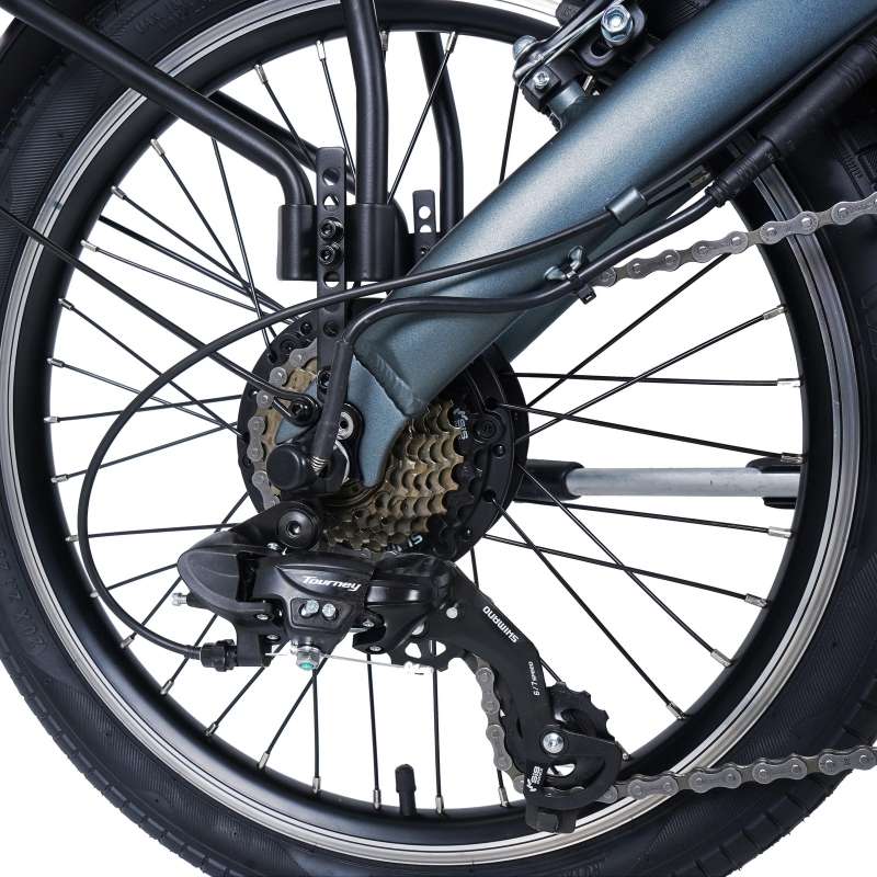 Falcon Compact Folding Electric Bike Rear Wheel