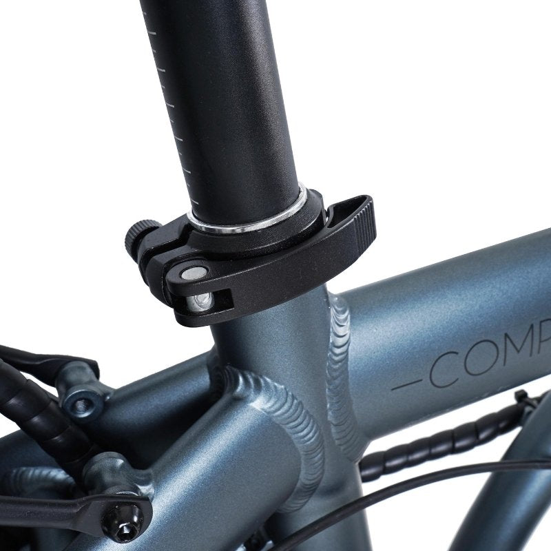 Falcon Compact Folding Electric Bike Frame Detail and Seat Post Release