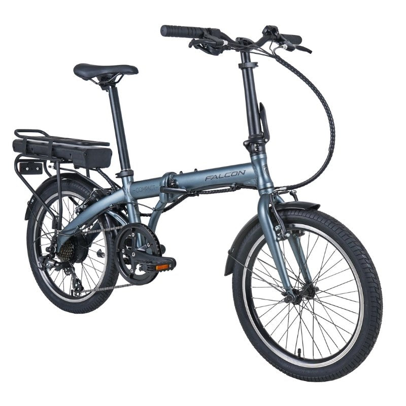 Falcon Compact Folding Electric Bike Front Aspect Angled