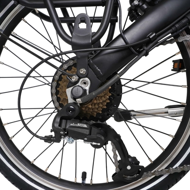 Falcon Flow Electric Folding Bike Rear cassette