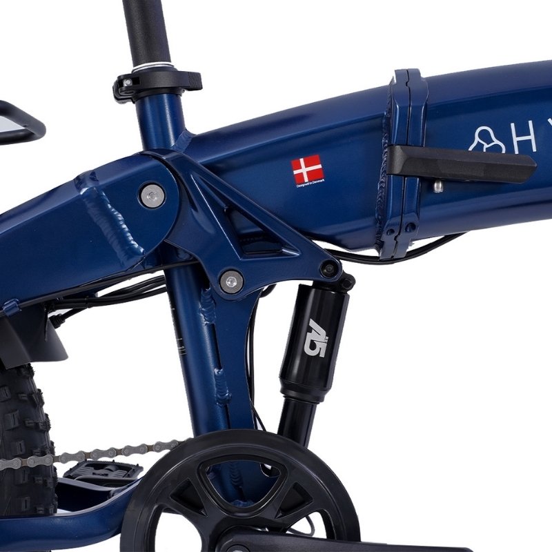 Hygge Soro Foladable Electric Bike Suspension Detail