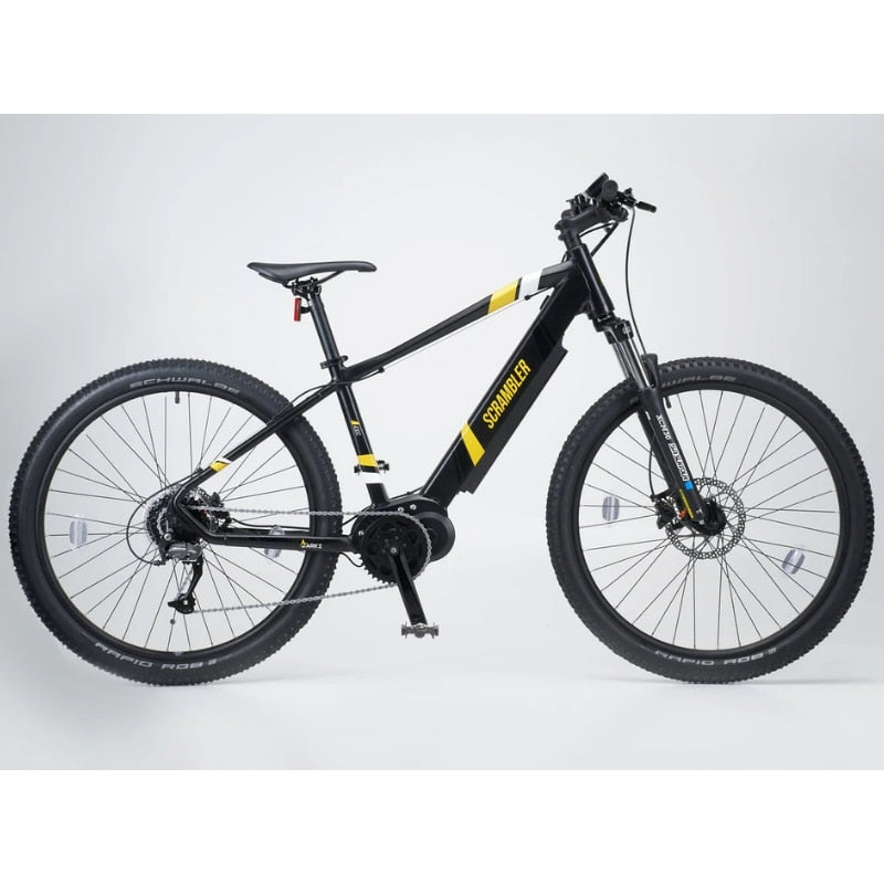 Mark2 Scrambler C 90Nm High Torque Electric Mountain Bike Black Side Profile