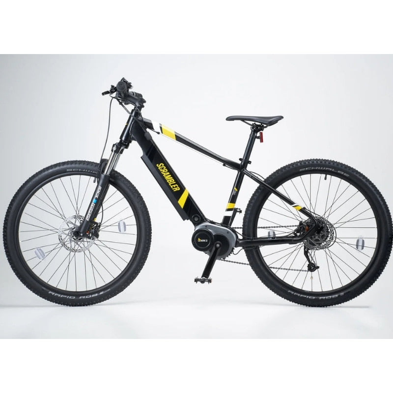 Mark2 Scrambler C 90Nm High Torque Electric Mountain Bike Side Profile Black