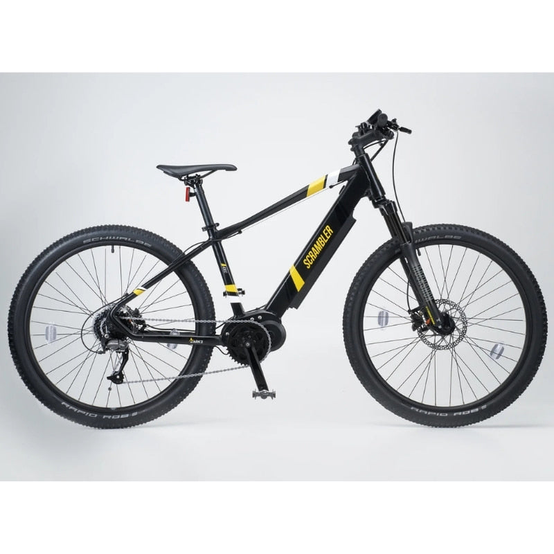 Mark2 Scrambler CL Hardtail Electric Mountain Bike Black Profile