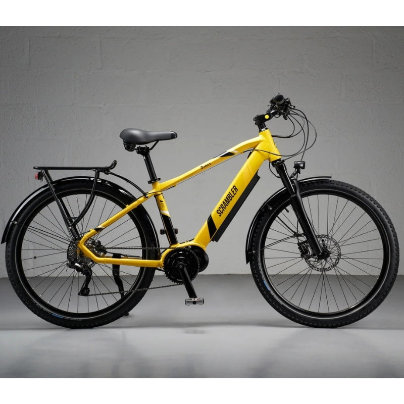 Mark2 Scrambler CX Premium Trekking eBike Yellow Profile 