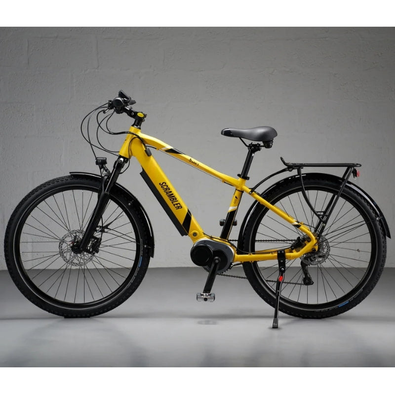 Mark2 Scrambler CX Premium Trekking eBike Yellow Side Profile