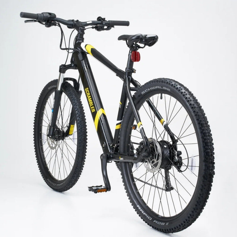 Mark2 Scrambler Hardtail Electric Mountain Bike Rear Profile