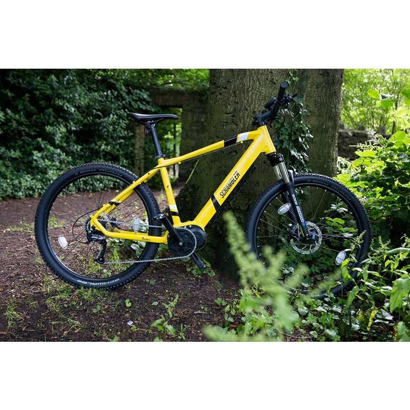 Mark2 Scrambler CL Hardtail Electric Mountain Bike in the woods