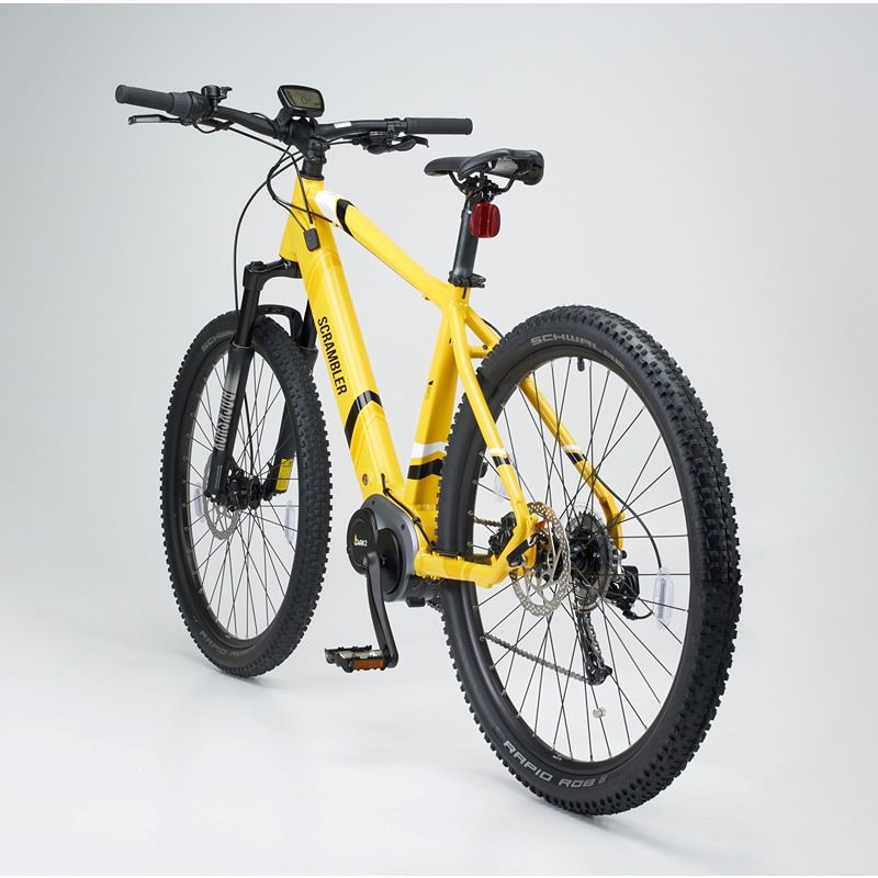 Mark2 Scrambler CL Hardtail Electric Mountain Bike Rear Angle