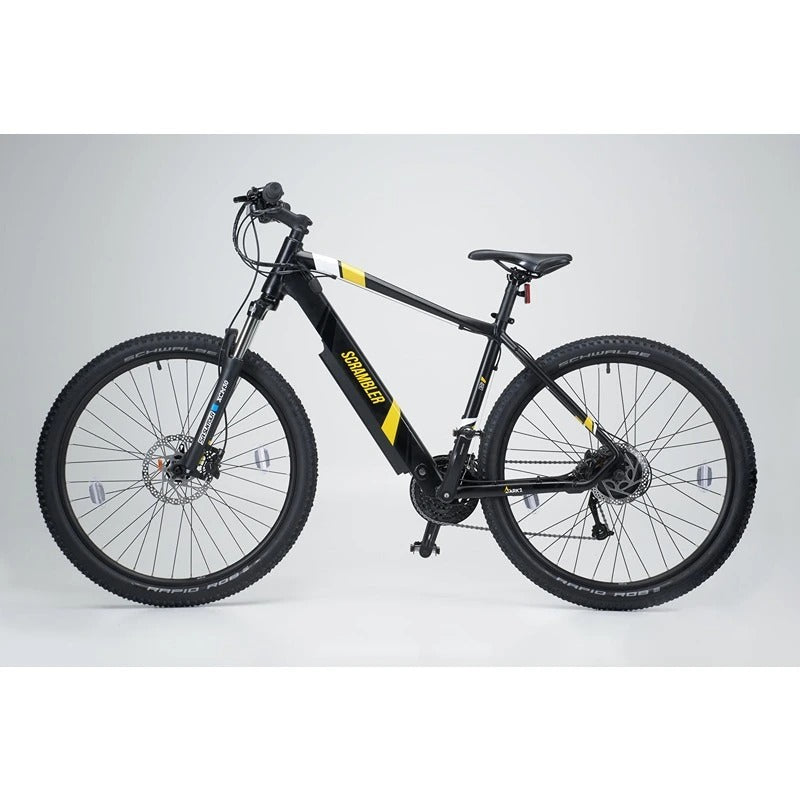 Mark2 Scrambler Hardtail Electric Mountain Bike Side Profile