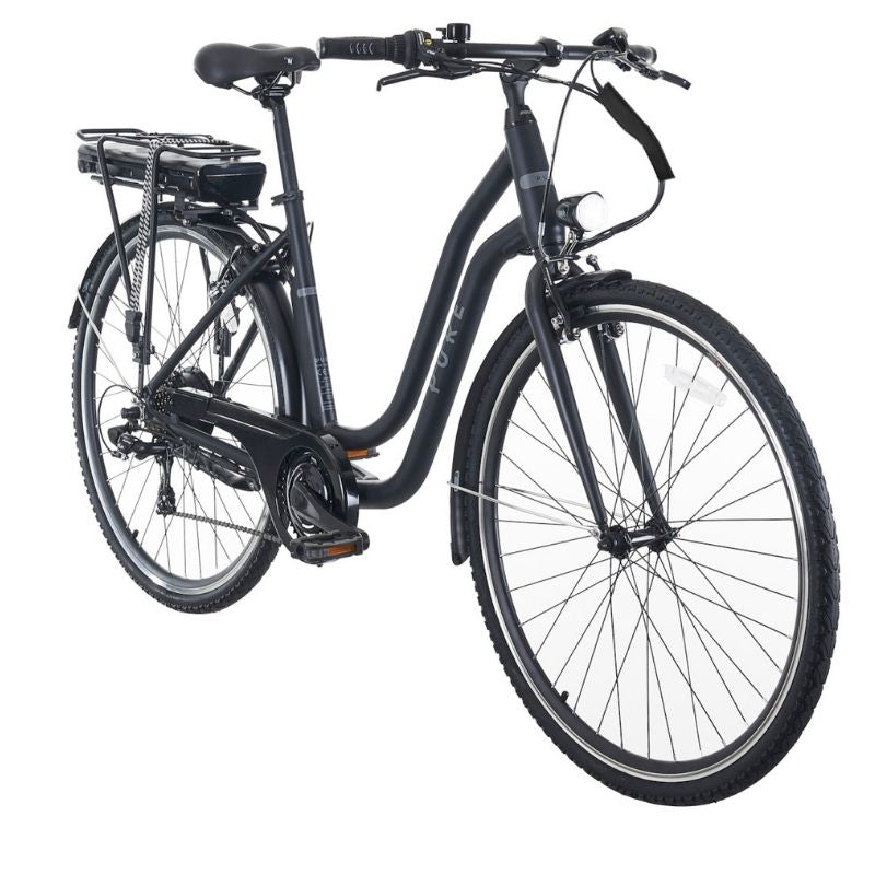 Pure Free City Step-Through Hybrid Electric Bike Side Angle