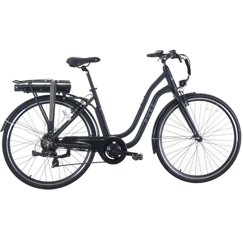 Pure Free City Step-Through Hybrid Electric Bike Side View