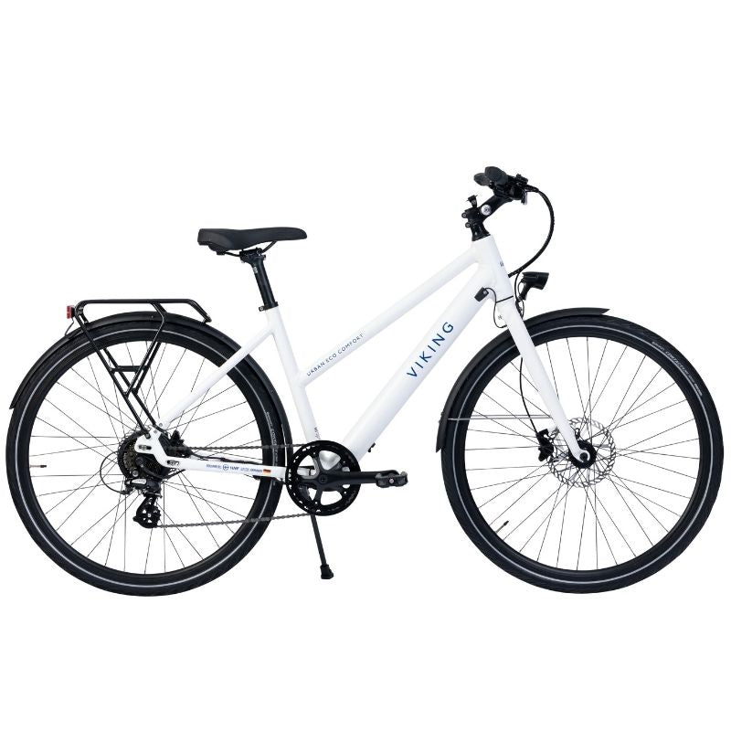 Viking Urban Eco Comfort Step Through Hybrid Electric Bike Side Profile